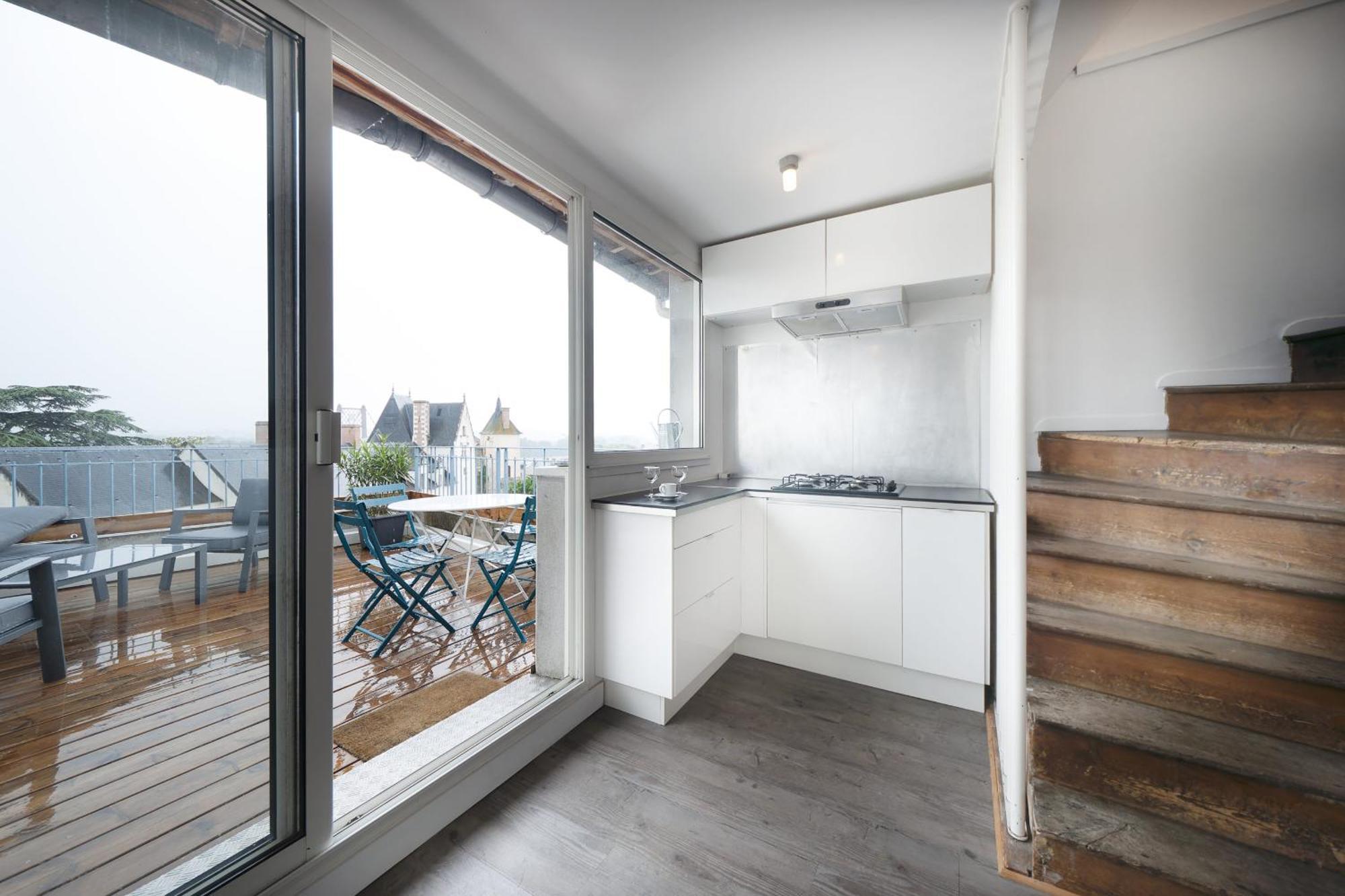 Grand Gite Terrasse Vue Loire Et Chateau D'앙세니스 외부 사진